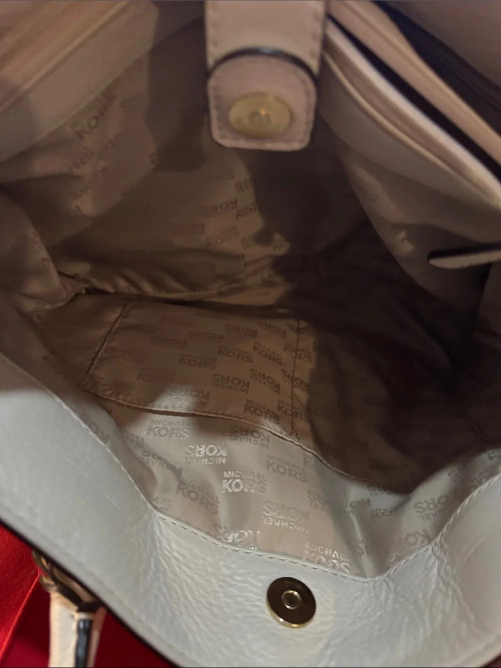 Michael Kors leather by shoulder
